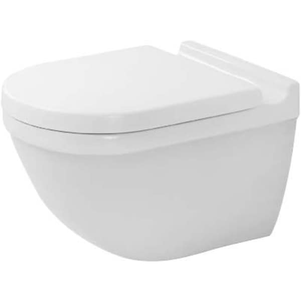 Toilet Wall Mounted 21" Starck 3, Washdown, Durafix, Us-Vers Wh